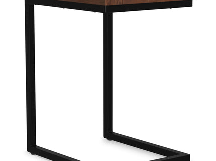 Skyler - C-Side Table - Walnut Brown