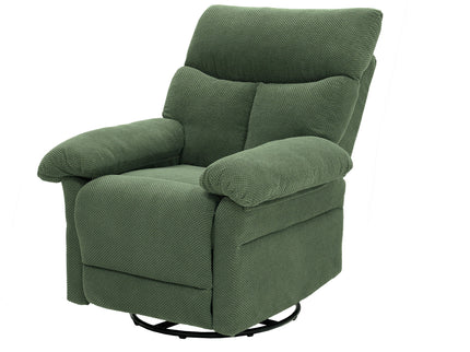 Swivel Rocker Recliner Chair With Manual Recline For Living Room