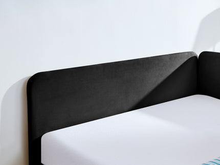 Upholstered Platform Bed Frame With 2 Storage Drawers And Adjustable Sofa Bed