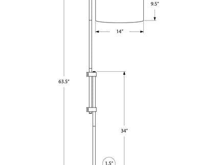 Lighting, Metal Floor Lamp