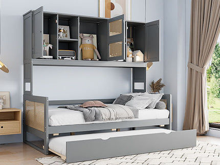 Daybed And All In One Cabinet And Shelf