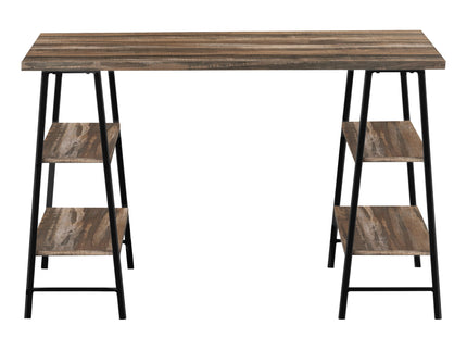 Computer Desk For Home Office, Laptop, Storage Shelves, Contemporary & Modern