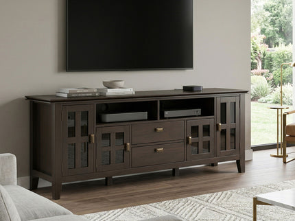 Artisan - TV Media Stand - Tobacco Brown
