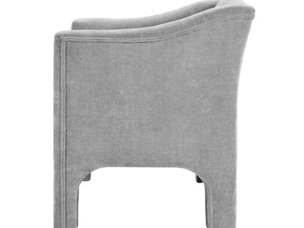 Barrel Accent Chair With Enclosed Arms