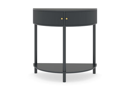 Demi Lune - Console Table With 2 Storage Drawers