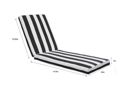 Outdoor Lounge Chair Cushion Replacement Patio Funiture Seat Cushion Chaise Lounge Cushion