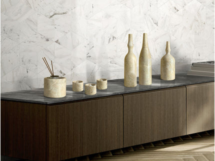 7 Pieces Luxury Natural Marble Living Room Accessories Set