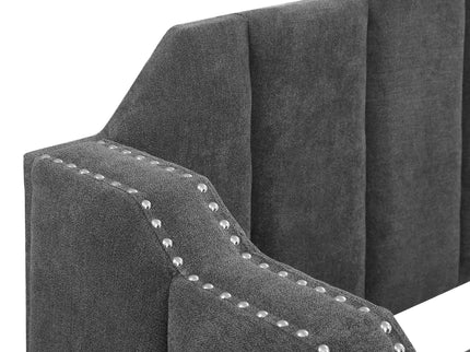 Pressley - Twin Daybed With Trundle - Charcoal