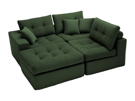 Corner Chaise L-Shaped Sectional Sofa Bed