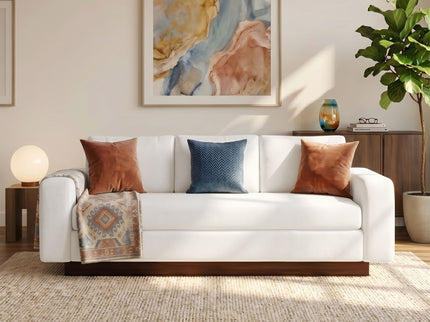 Modern 3 Seater Sofa, Living Room Couch