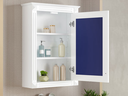 Wall Mounted Bathroom Storage Medicine Cabinet For Over Toilet With Mirror