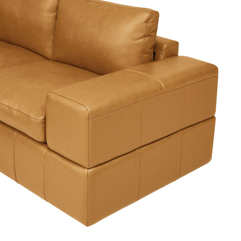 Modular Sectional With Large Square Arms, Custom Configuration