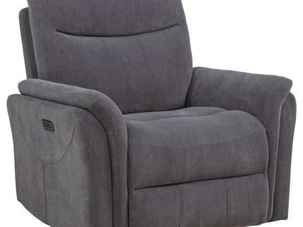 Beacon - Power Swivel Recliner With USB Charging And Adjustable Recline
