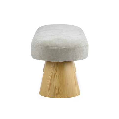 Upholstered Dining Bench - Oatmeal