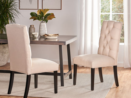 Harding - Tufted Dining Chair (Set of 2) - Natural