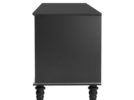 TV Stand For TVs Up To 75", Entertainment Center Media Console For Living Room - Black