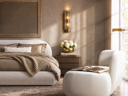 Archie Puffy Grounded - Upholstered Platform Bed