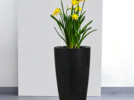 Tall Planters Set With Water Level Monitor And Auto Watering