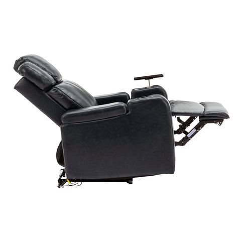 Power Recliner Theater Chair With Cooling Cup Holder, tooth Speaker, LED Lights, USB Ports
