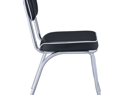 Open Back Upholstered Side Chairs (Set of 2)