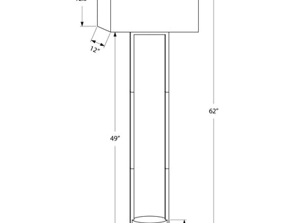 Lighting, Floor Lamp, Contemporary - Black / Beige