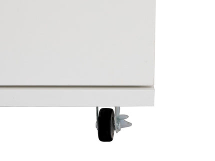 5 Drawer Dresser With Handles - White