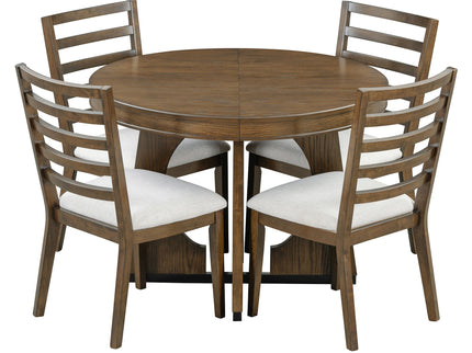 Round Dining Table Set For 4 With Chairs