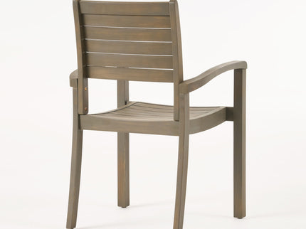 Outdoor Dining Chair, Stacking Design For Patio
