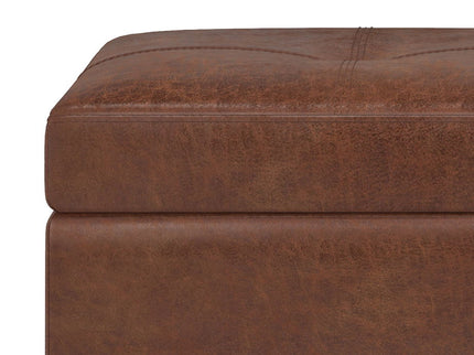 Oregon - Contemporary Storage Ottoman Bench With Tray
