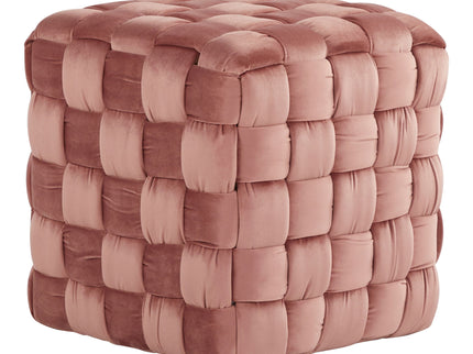 Square Braided Ottoman -