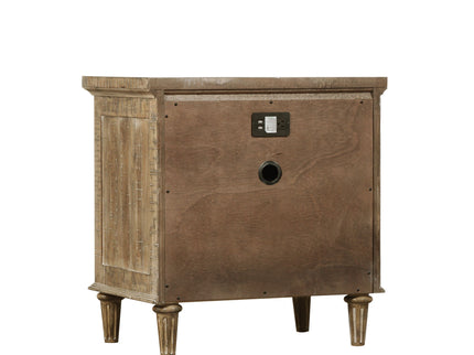 2 Drawer Nightstand - Taupe