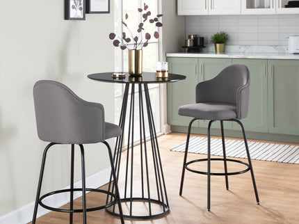 Ahoy - Contemporary Fixed Height Counter Stool (Set of 2)