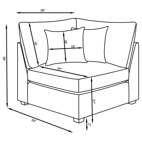 Lafayette - Modular Upholstered Sectional Sofa