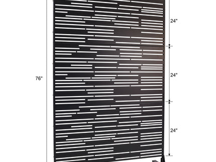 Outdoor & Indoor Freestanding Metal Privacy Screen