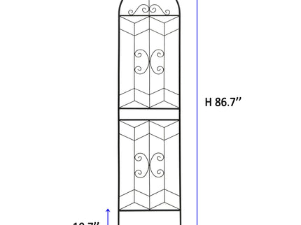Garden Trellis, Rustproof Support For Climbing Plants