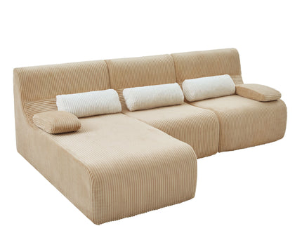 Oversized Sectional Sofa, Living Room Seating With Modular Design