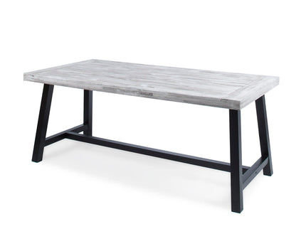 Outdoor Sandblast Finish Acacia Wood Dining Table