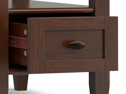 Warm Shaker - Narrow Side Table - Brown