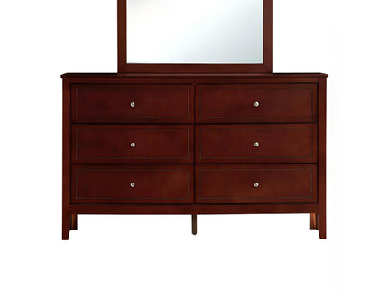 Daniel - Dresser, 6 Drawer Storage - Cherry