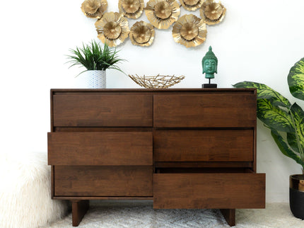 Dubrovnik - Dresser With 6 Drawers - Brown