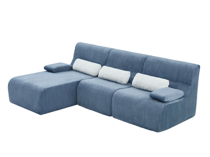 Oversized Sectional Sofa, Living Room Seating With Modular Design