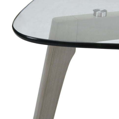 Modern Coffee Table With Wood Construction And Compact Design