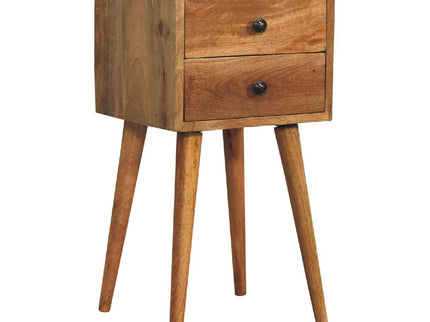 Mini 2 Drawer Nightstand