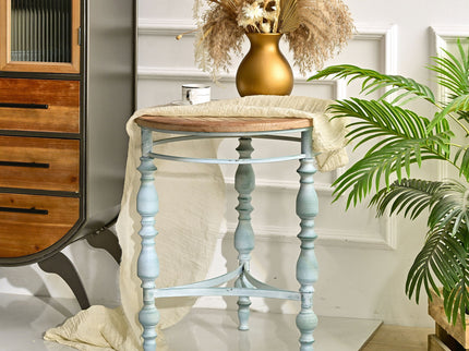 Round Top Carved Table For Living Room