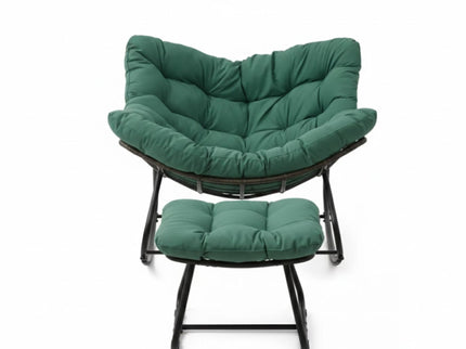 Egg Rocking Chair With Ottoman
