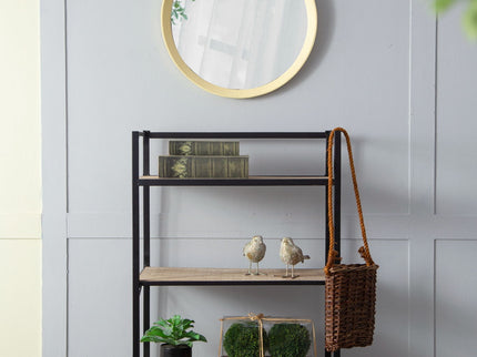 Transitional Decor Style Wall Mirror Decor With Frame For Bathroom