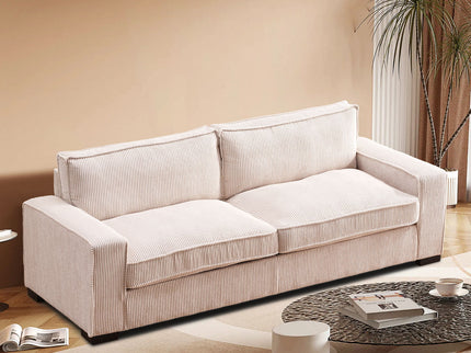Luxe - Sofa With Sleek Design, Spacious And Comfortable 3 Seater Couch