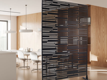 Outdoor & Indoor Freestanding Metal Privacy Screen