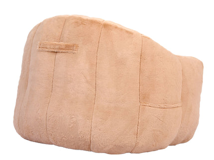 Beanbag Chair, Beanbag Sofa Chair With Armrests Stuffed High Density Foam