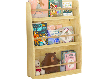 3 Tier Book Shelf, Compact Storage For Bedrooms